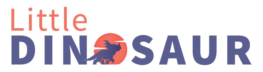Little Dinosaur Text Logo